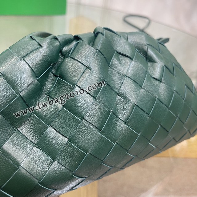 Bottega veneta高端女包 98061寬編織 寶緹嘉純手工編織羔羊皮女包 BV經典款小號編織雲朵包  gxz1405